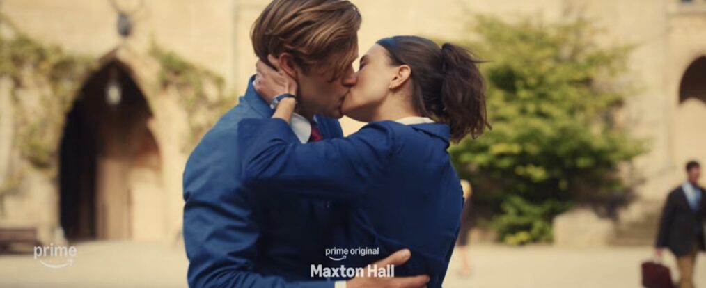 Ruby and James kissing in Maxton Hall Season 3