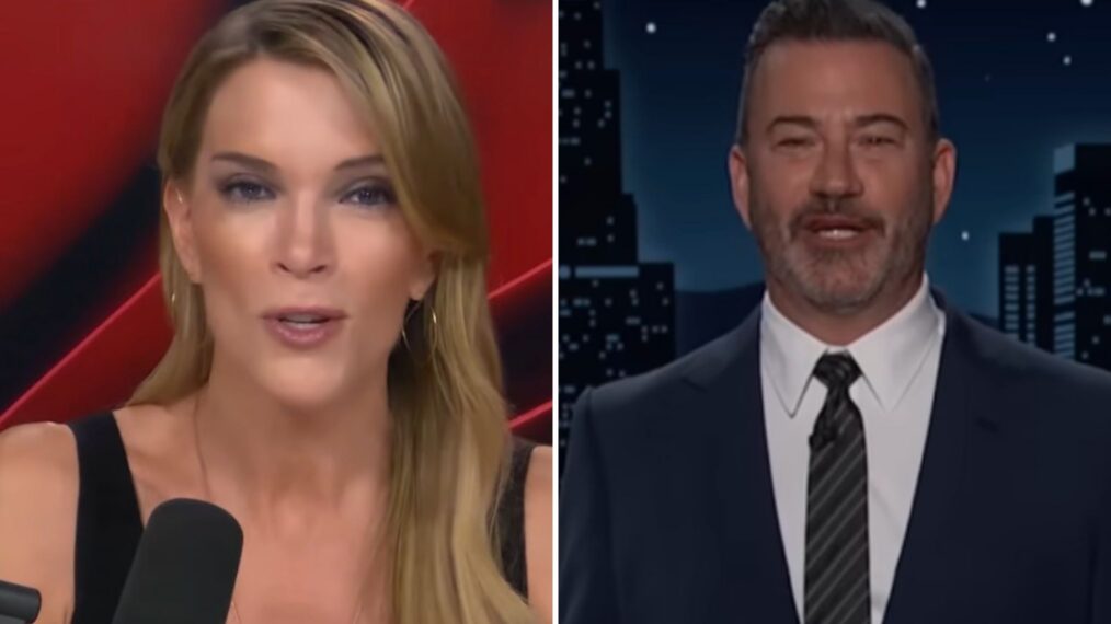 Megyn Kelly and Jimmy Kimmel