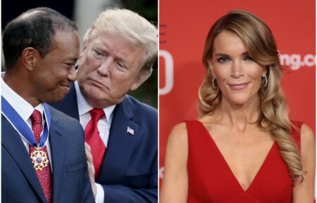 Donald Trump and Tiger Woods, Megyn Kelly