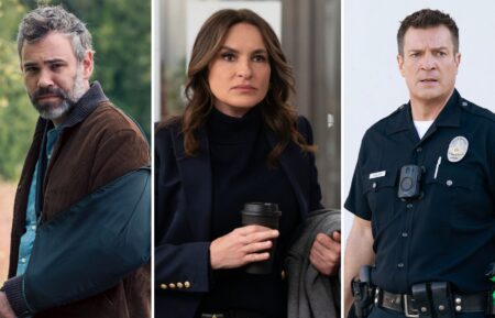 Rossif Sutherland in 'Murder in a Small Town,' Mariska Hargitay in 'Law & Order: SVU' and Nathan Fillion in 'The Rookie'