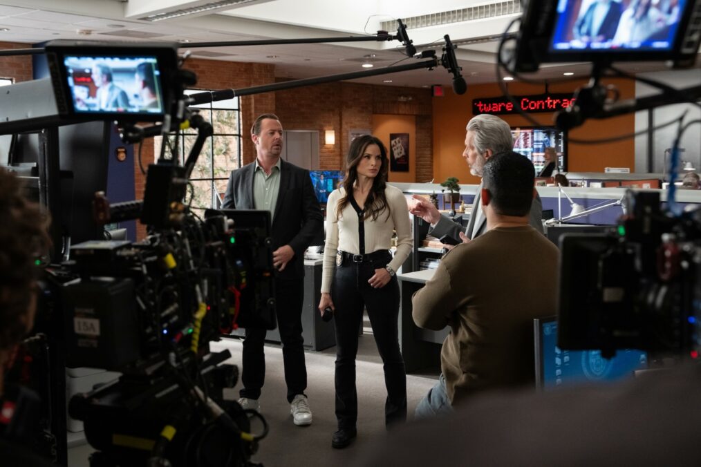 Sean Murray as Timothy McGee, Gary Cole as Alden Parker, Katrina Law as Jessica Knight — Behind the Scenes of 'NCIS' Season 23 Episode 16 