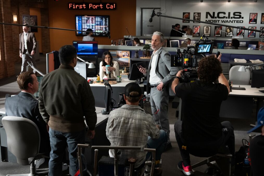 Gary Cole as Alden Parker, Katrina Law as Jessica Knight — Behind the Scenes of 'NCIS' Season 23 Episode 16 
