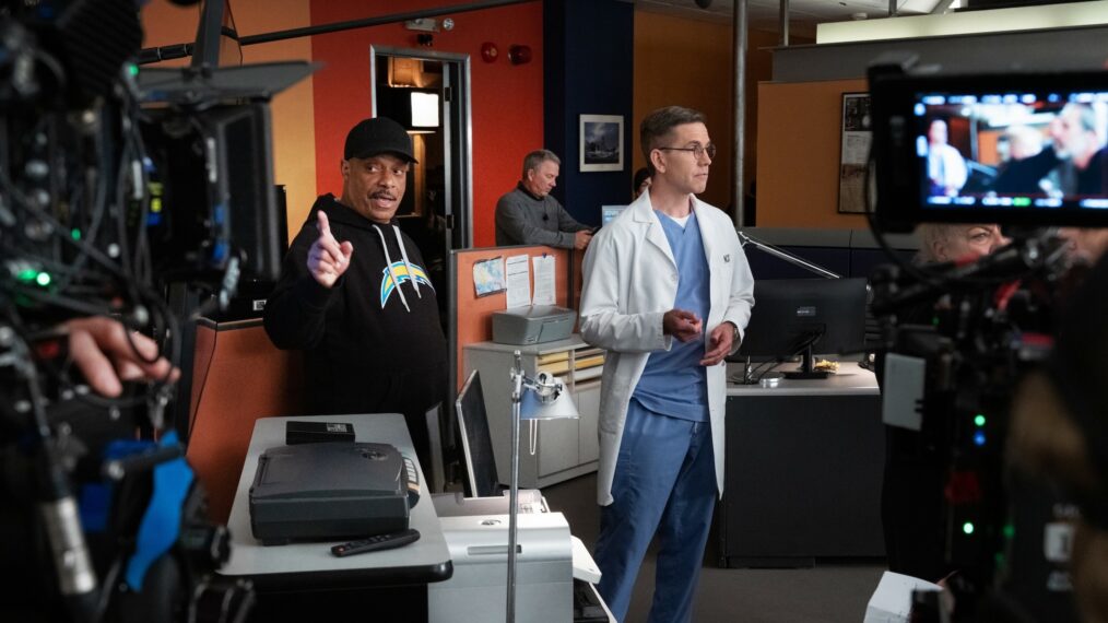 Rocky Carrol and Brian Dietzen as Jimmy Palmer — Behind the Scenes of 'NCIS' Season 23 Episode 16 