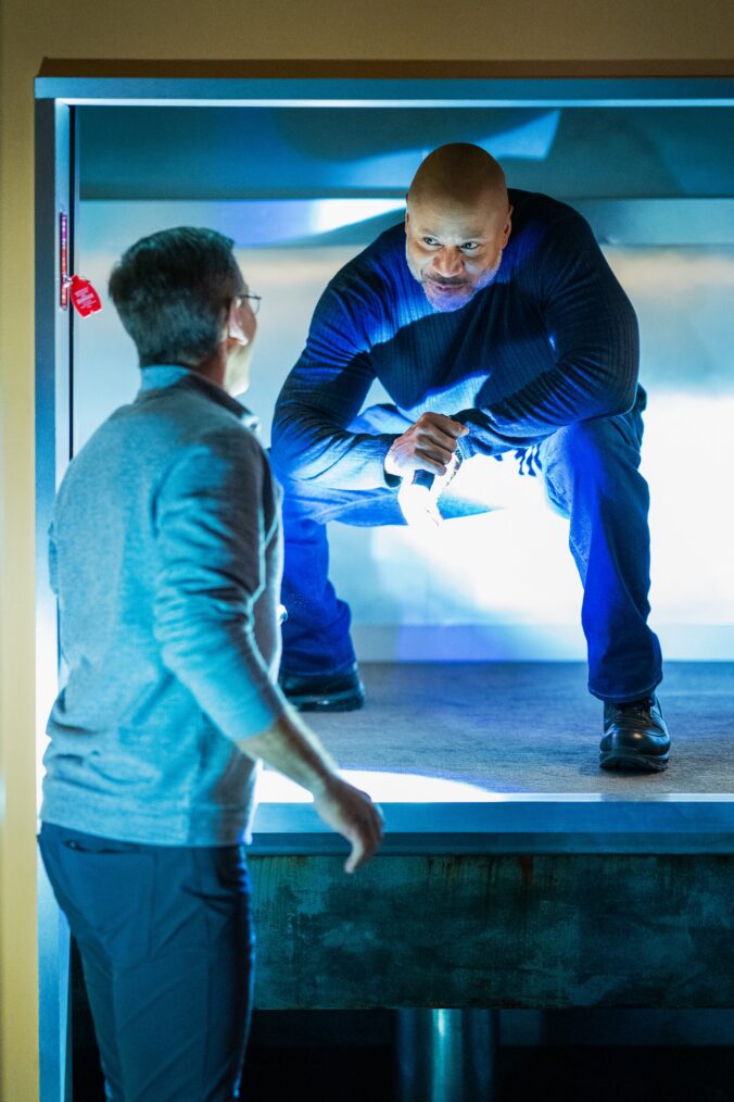 Brian Dietzen as Dr. Jimmy Palmer and LL COOL J as Sam Hanna — 'NCIS' Season 23 Episode 17 