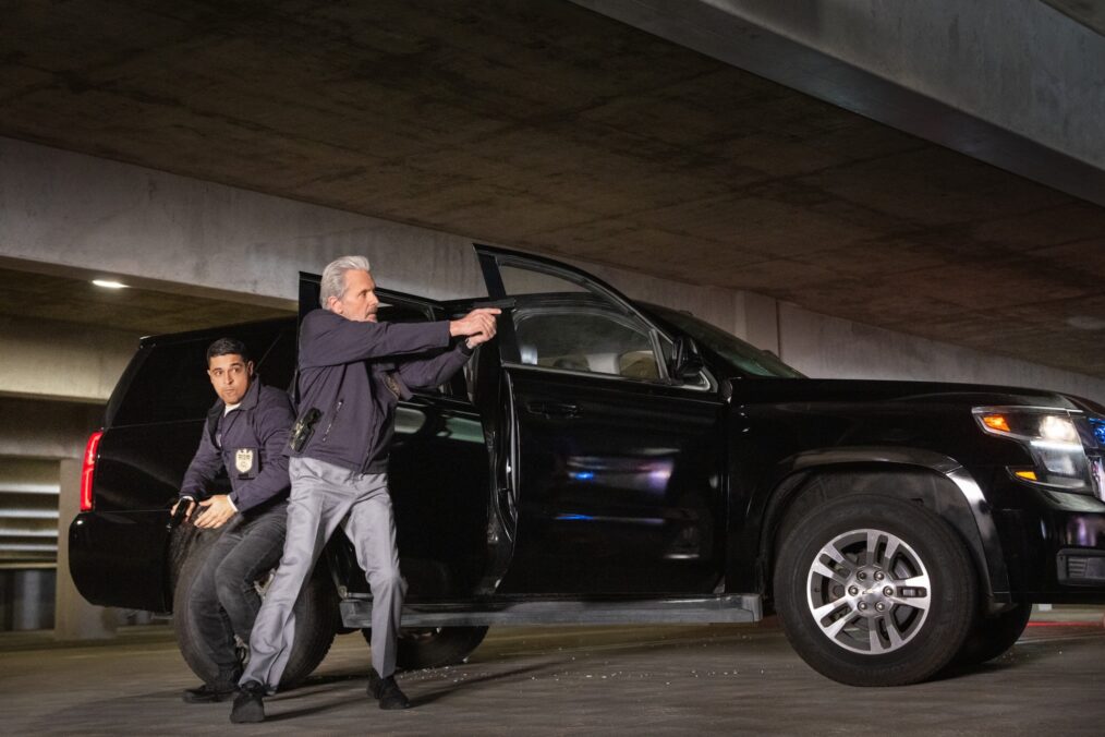 Wilmer Valderrama as Nick Torres and Gary Cole as Alden Parker — 'NCIS' Season 23 Episode 18 