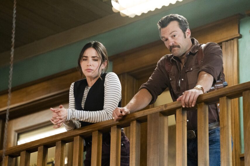 Mariel Molino as Cecilia “Lala” Dominguez and Kyle Schmid as Mike Franks— 'NCIS: Origins' Season 2 Episode 12 