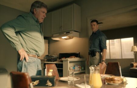 Robert Taylor as Jackson, Austin Stowell as Gibbs — 'NCIS: Origins' Season 2 Episode 16 