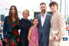 Noah Wyle and family attend his Hollywood Walk of Fame induction ceremony on April 09, 2026 in Hollywood, California.