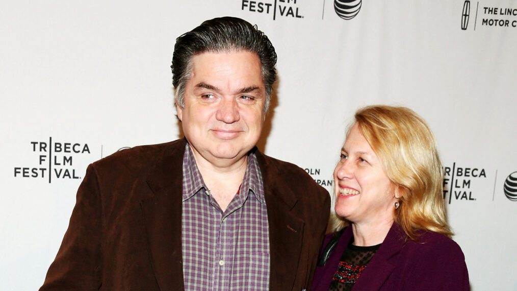 Oliver Platt and his wife attend the premiere of 'When I Live My Life Over Again' during the 2015 Tribeca Film Festival at the SVA Theater on April 18, 2015 in New York City.