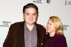 Oliver Platt and his wife attend the premiere of 'When I Live My Life Over Again' during the 2015 Tribeca Film Festival at the SVA Theater on April 18, 2015 in New York City.