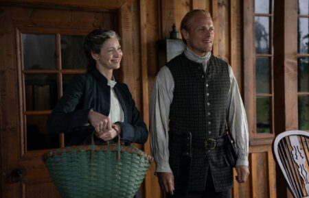 Caitriona Balfe and Sam Heughan in 'Outlander' Season 8