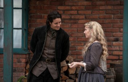 Cesar Domboy and Lauren Lyle in 'Outlander' Season 8