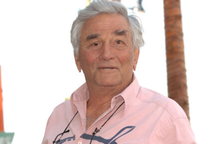 Actor Peter Falk attends a ceremony honoring Wayne Rogers with a star on the Hollywood Walk of Fame December 13, 2005 in Hollywood, California