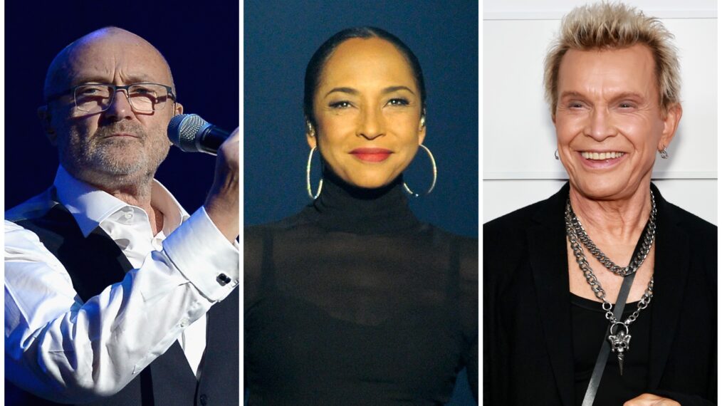 Phil Colllins, Sade, Billy Idol