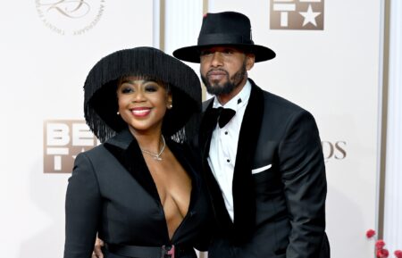 Pinky Cole Hayes and Derrick Hayes attend the 2025 BET Awards at Peacock Theater on June 09, 2025 in Los Angeles, California.