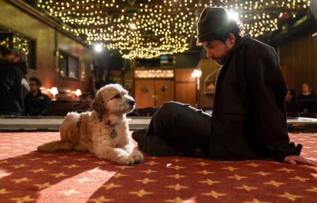Ramy Youssef and dog Basha in 'Ramy Youssef: In Love'