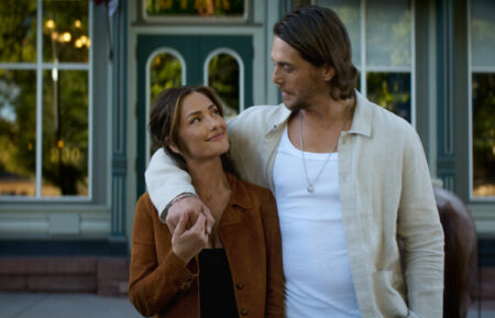 Minka Kelly as Quinn and Ben Robson as Oliver in Episode 202 of Ransom Canyon Season 2.