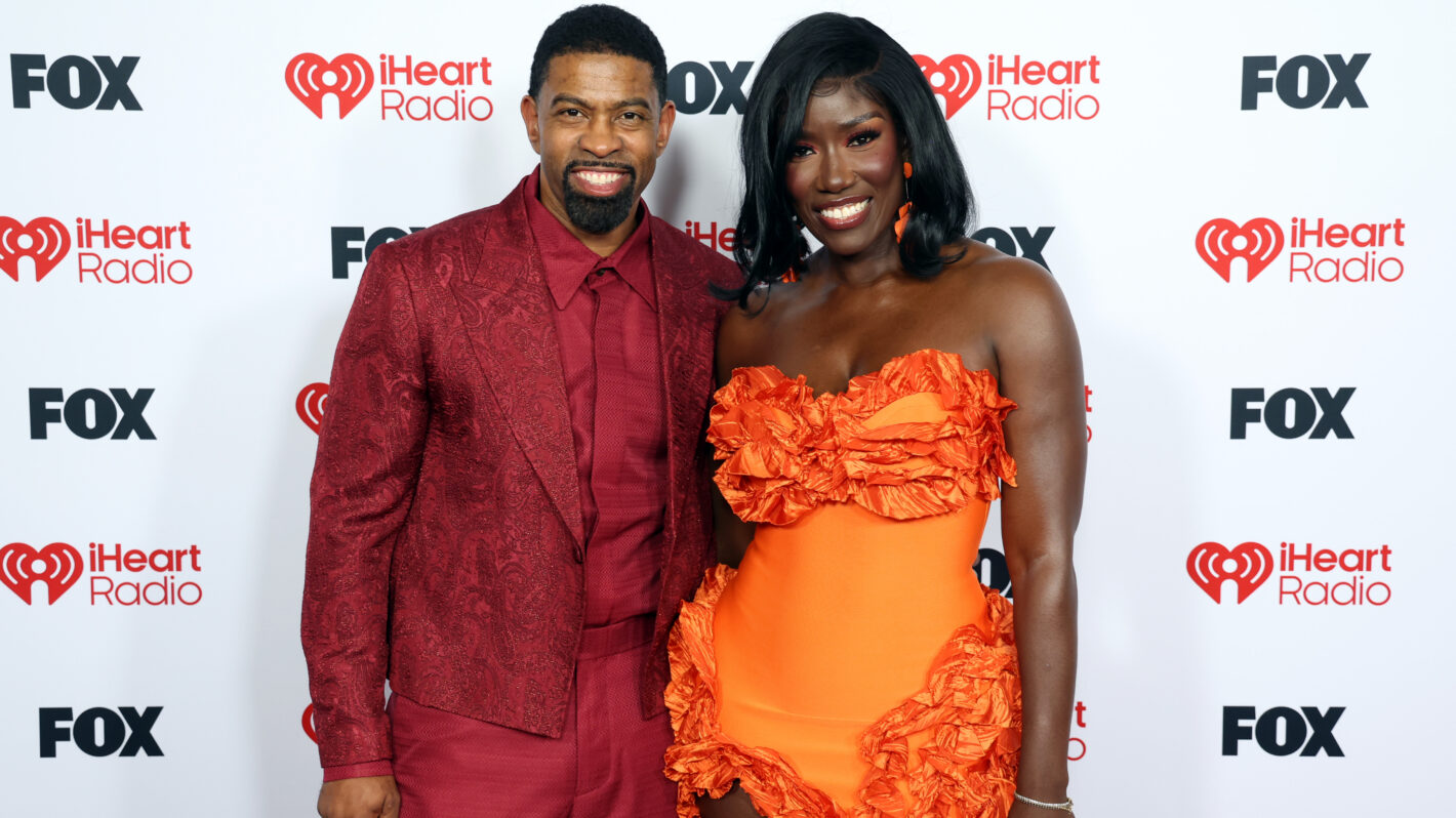 Keely Watson and Bozoma Saint John attend the 2026 iHeartRadio Music Awards at Dolby Theatre on March 26, 2026 in Los Angeles, California