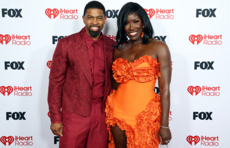 Keely Watson and Bozoma Saint John attend the 2026 iHeartRadio Music Awards at Dolby Theatre on March 26, 2026 in Los Angeles, California