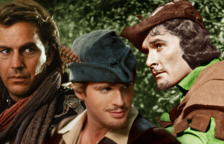 Robin Hood Movie Collage with Kevin Costner, Cary Elwes and Errol Flynn