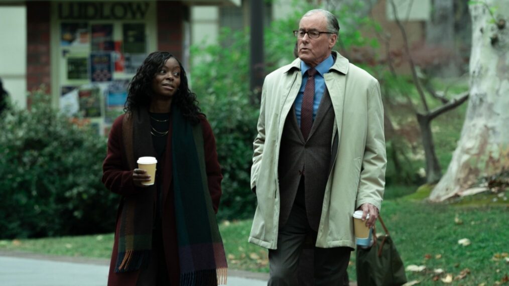 Danielle Deadwyler and John C. McGinley in 'Rooster'