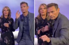Ryan Seacrest and Vanna White dancing on the set of 'Wheel of Fortune'