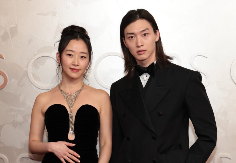Gia Kim and Sang Heon Lee attend the 97th Annual Oscars at Dolby Theatre on March 02, 2025 in Hollywood, California