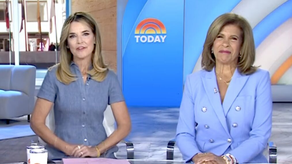 Savannah Guthrie and Hoda Kotb