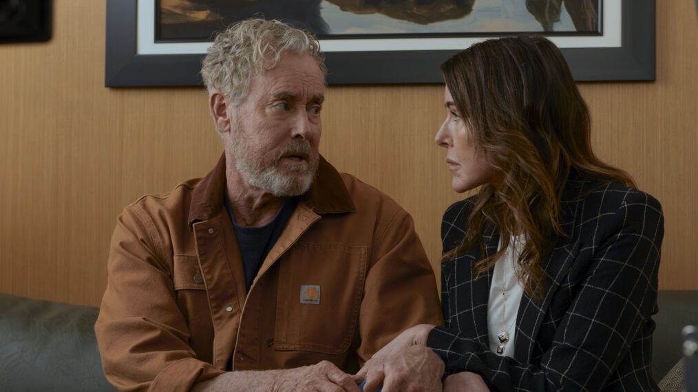 John C. McGinley and Christa Miller in 'Scrubs'