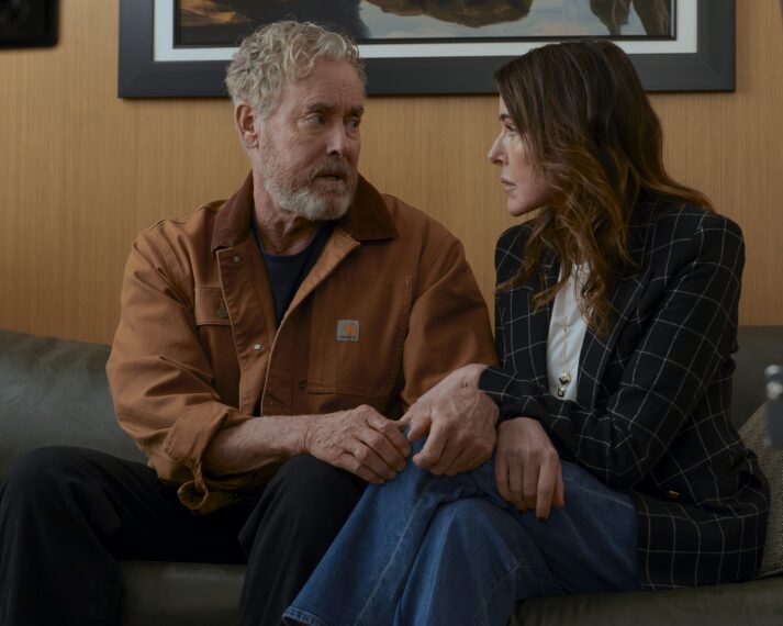 John C. McGinley and Christa Miller in 'Scrubs'