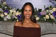 Personality Serena Pitt attends the celebratory 'Where Brains Meet Beauty Listen Again Awards' at Ladurée Soho on January 31, 2024 in New York City.