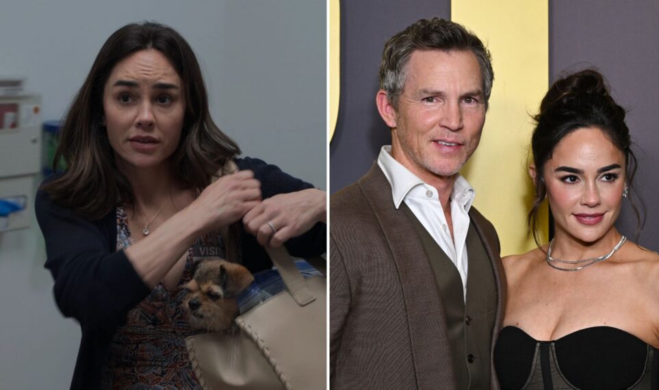 Kelly Albanese on 'The Pitt'; Shawn Hatosy and Kelly Albanese