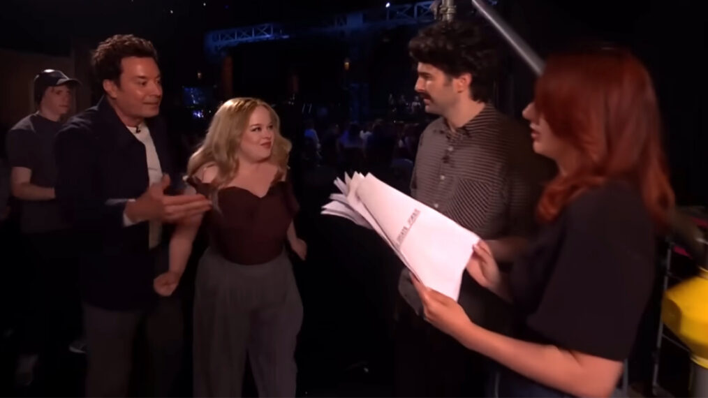 Jimmy Fallon, Nicola Coughlan, Ania Magliano, and Paddy Young on 'Saturday Night Live UK'