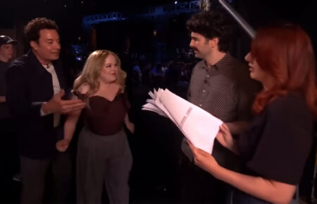 Jimmy Fallon, Nicola Coughlan, Ania Magliano, and Paddy Young on 'Saturday Night Live UK'