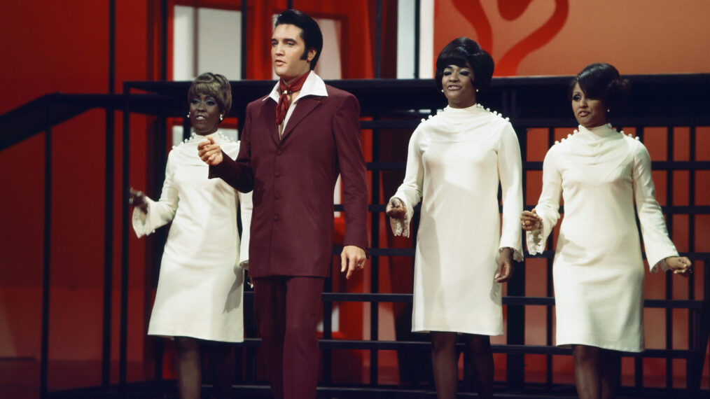 ELVIS: '68 COMEBACK SPECIAL -- Pictured: Elvis Presley during his '68 Comeback Special on NBC --