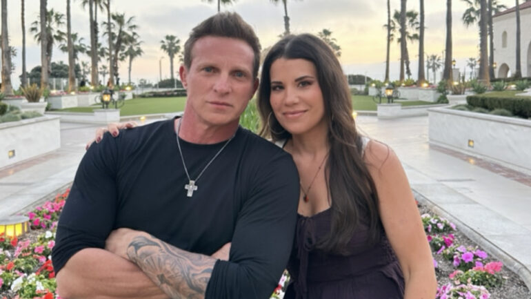 Steve Burton and Michelle Lundstrom on vacation