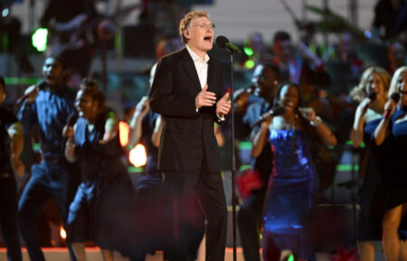 Steve Winwood performs on stage during the Coronation Concert on May 07, 2023 in Windsor, England. The Windsor Castle Concert is part of the celebrations of the Coronation of Charles III and his wife, Camilla, as King and Queen of the United Kingdom of Great Britain and Northern Ireland, and the other Commonwealth realms that took place at Westminster Abbey yesterday. High-profile performers will entertain members of the royal family and 20,000 guests including 10,000 members of the public.
