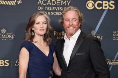 Susan Walters and Linden Ashby attend the 51st annual Daytime Emmys Awards at The Westin Bonaventure Hotel & Suites, Los Angeles on June 07, 2024 in Los Angeles, California.