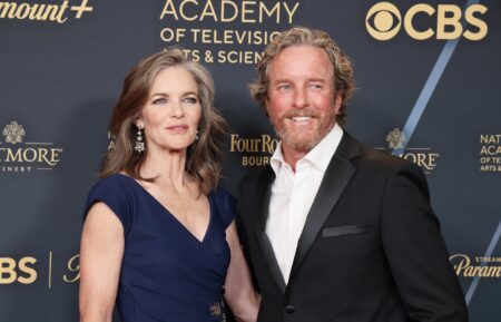 Susan Walters and Linden Ashby attend the 51st annual Daytime Emmys Awards at The Westin Bonaventure Hotel & Suites, Los Angeles on June 07, 2024 in Los Angeles, California.