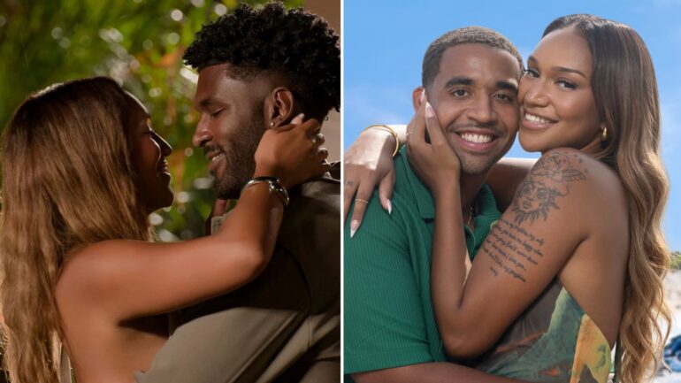 Temptation Island Season 2's Sydney and Xzavier (left) and Sydney and Mikey (right)