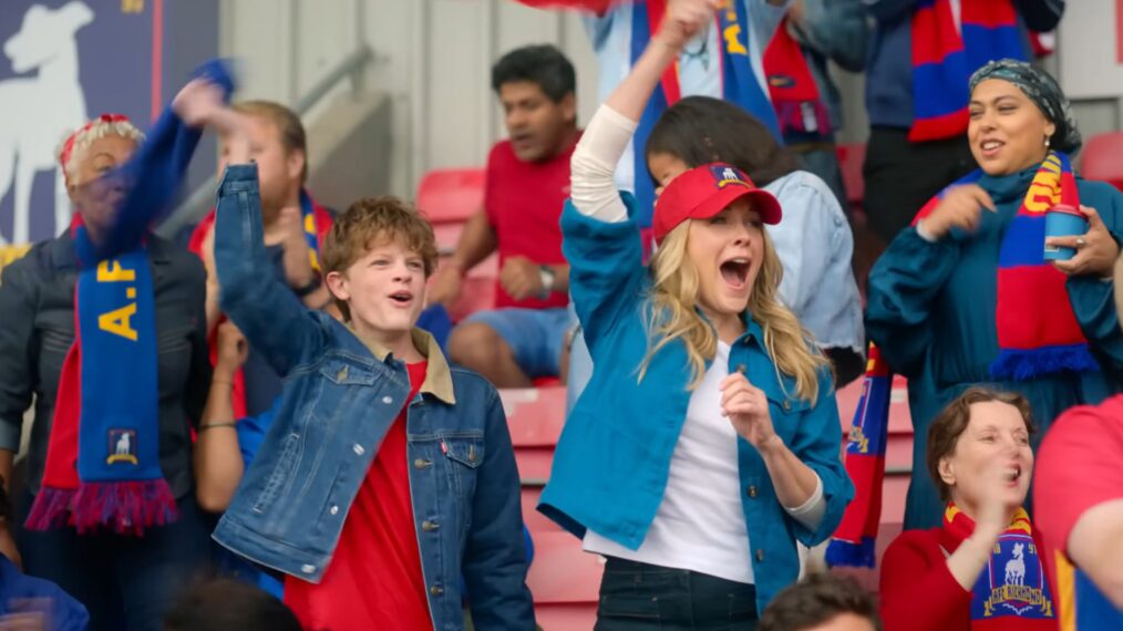 Grant Feely and Andrea Anders in 'Ted Lasso' Season 4