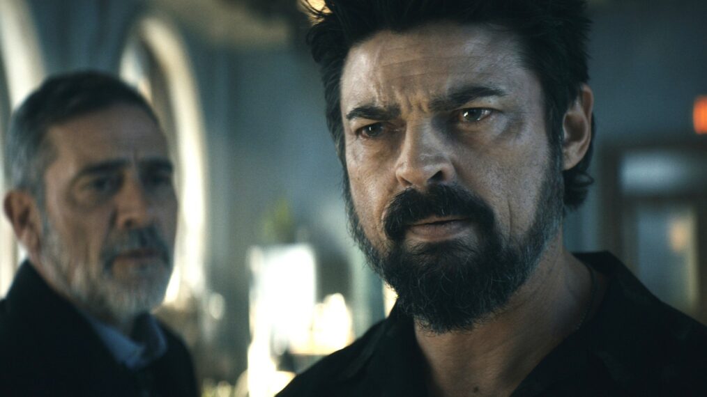 Jeffrey Dean Morgan and Karl Urban in 'The Boys' Season 4