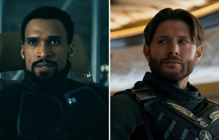 Nathan Mitchell and Jensen Ackles in 'The Boys'