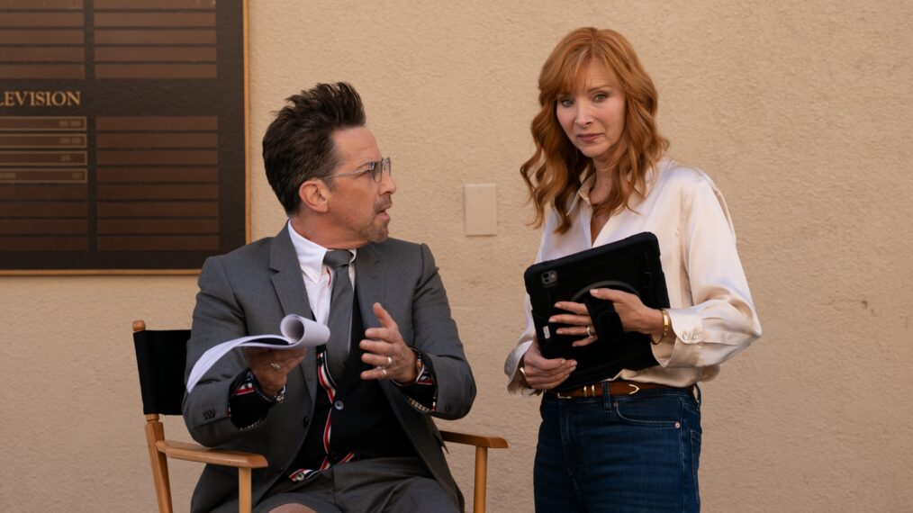 Dan Bucatinsky and Lisa Kudrow in 'The Comeback' Season 3 Episode 4