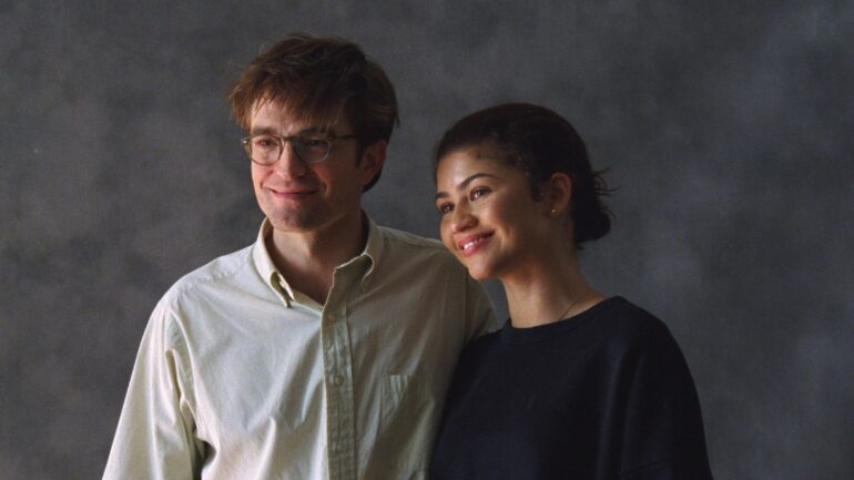THE DRAMA, from left: Robert Pattinson, Zendaya.