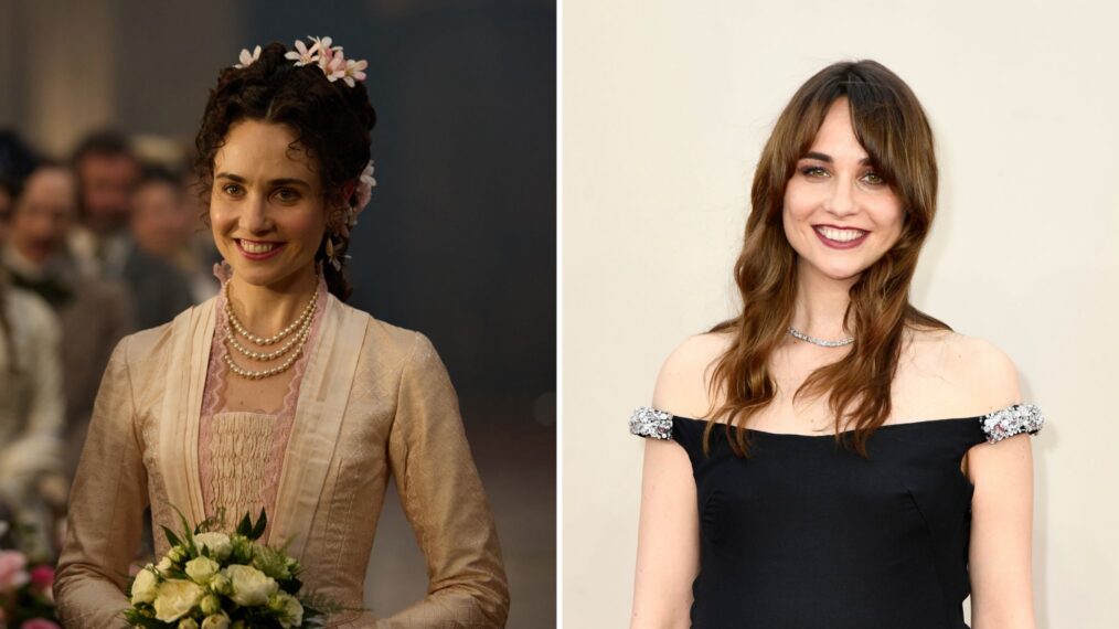 Tuppence Middleton as Frances Forsyte in 'The Forsytes,' Tuppence Middleton out of character