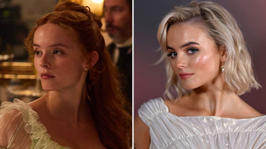 Millie Gibson as Irene Heron in 'The Forsytes,' Millie Gibson out of character