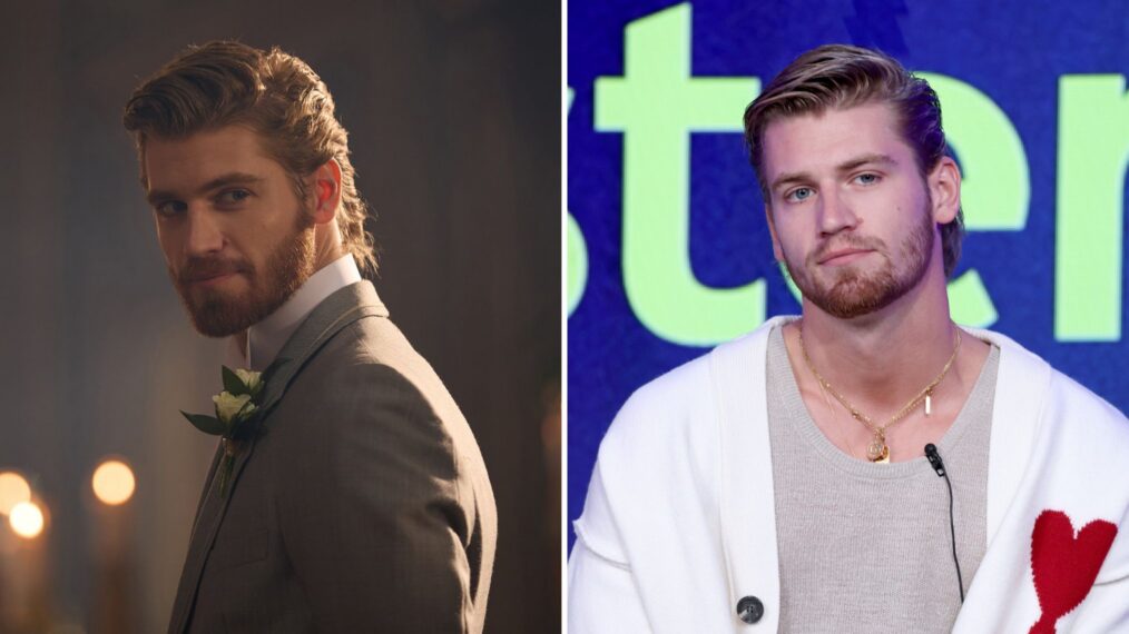 Danny Griffin as Jolyon Forsyte Jr. in 'The Forsytes,' Danny Griffin out of character