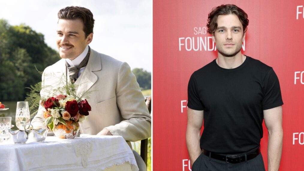 Joshua Orpin as Soames Forsyte in 'The Forsytes,' Joshua Orpin out of character