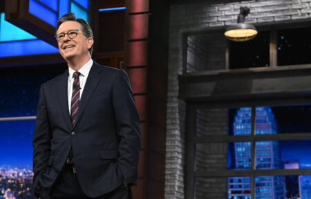 Stephen Colbert hosting 'The Late Show With Stephen Colbert' on April 16, 2026